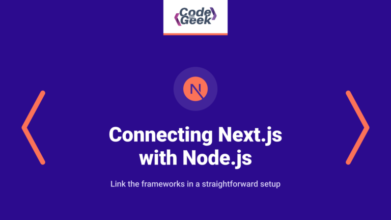 Connecting Next.js with Node.js: Simplest Way