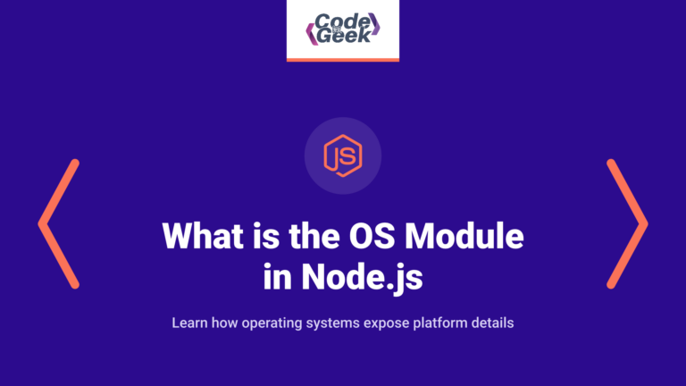 What is the OS Module in Node.js?