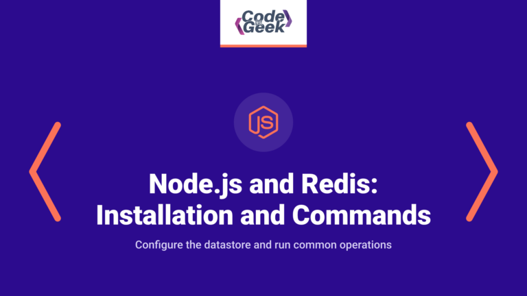 Node.js and Redis tutorial: installation and commands