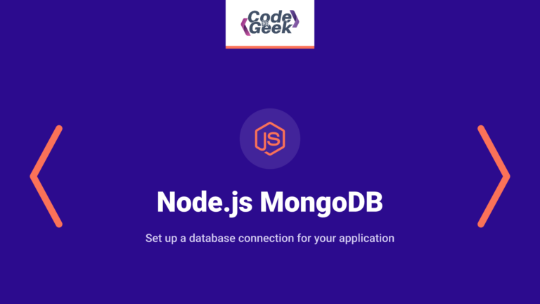 Node.js MongoDB Tutorial