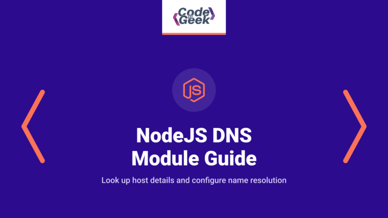 NodeJS DNS Module: A Beginner’s Guide