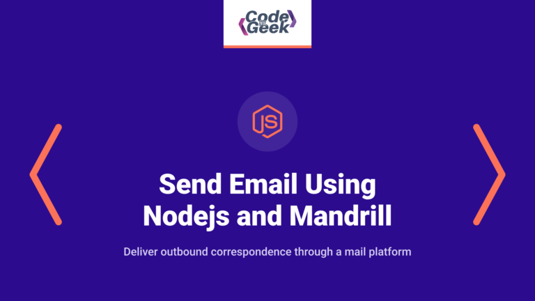 How to Send Email Using Nodejs and Mandrill
