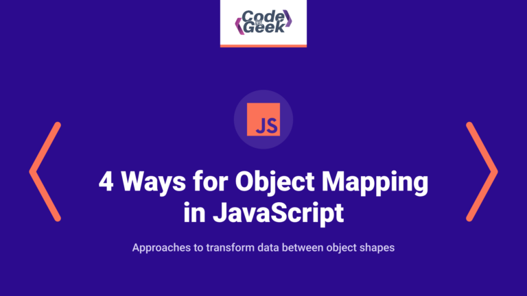 4 Ways for Object Mapping in JavaScript (with Examples)