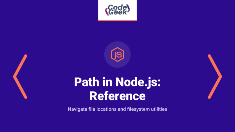 Path in Node.js: A Complete Reference for 2026
