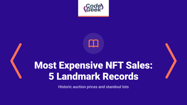 Most Expensive NFT Sales: 5 Landmark Records Explained