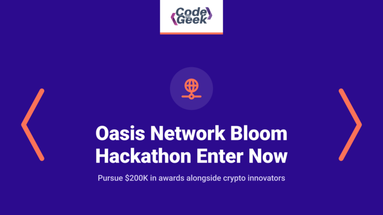 Oasis Network Bloom Hackathon! Enter Now to Earn $200K in Awards and Engage with The Brightest Minds in Crypto