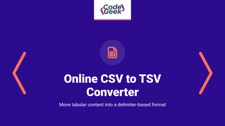 Online CSV to TSV Converter – Ideal for Code & Data Migration