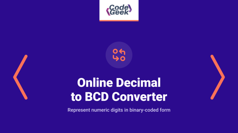 Online Decimal to BCD Converter – Instantly Convert Numbers to Binary-Coded Format