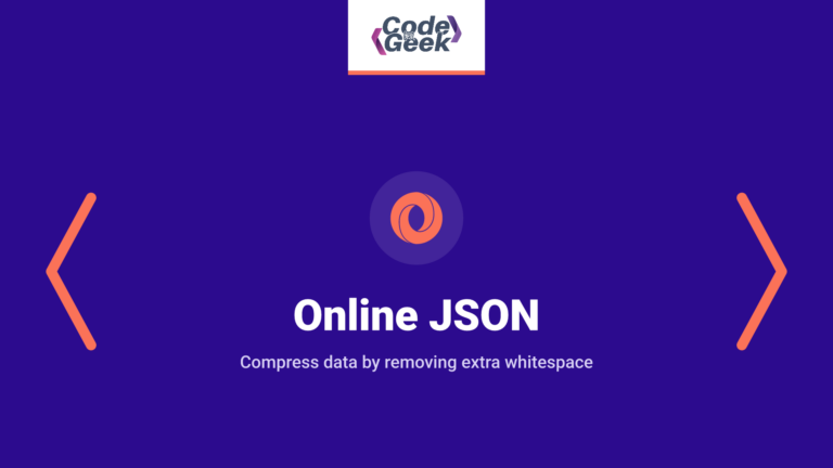 Online JSON Minify