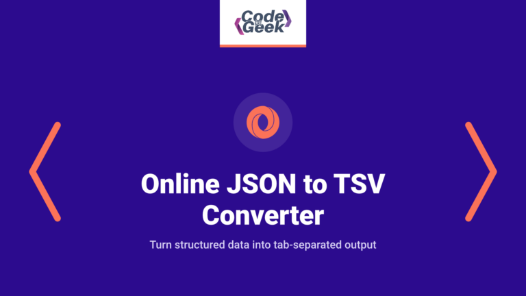 Online JSON to TSV Converter