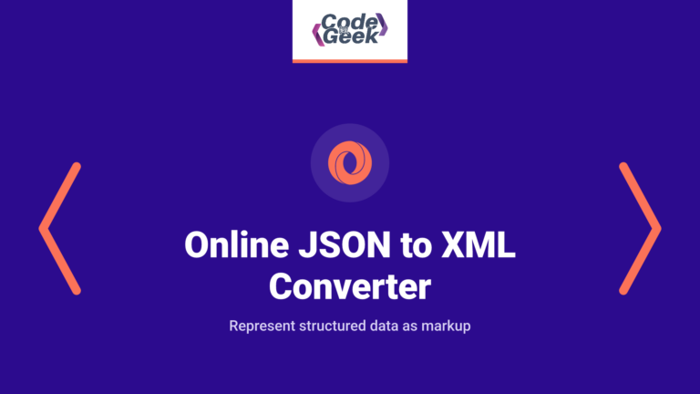 Online JSON to XML Converter