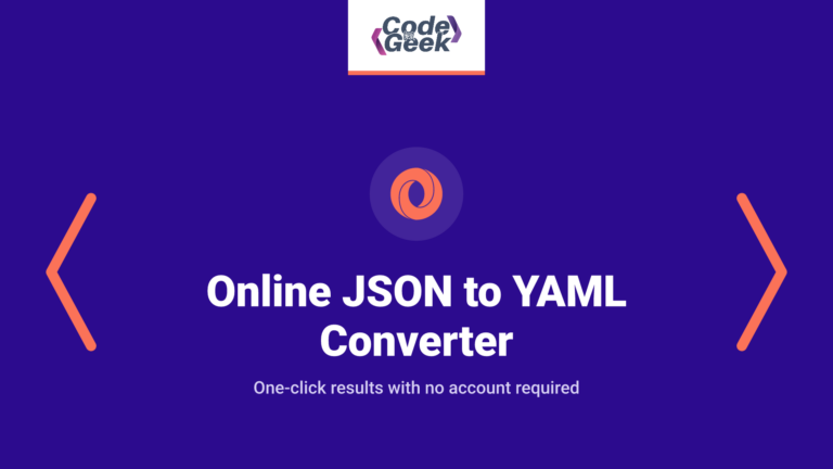 Online JSON to YAML Converter – One Click, No Signup
