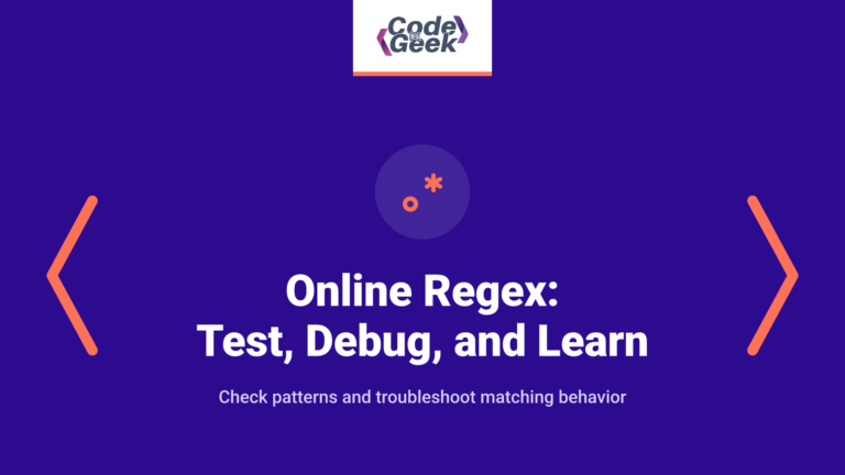Online Regex Tester and Debugger: Test, Debug, and Learn Regex