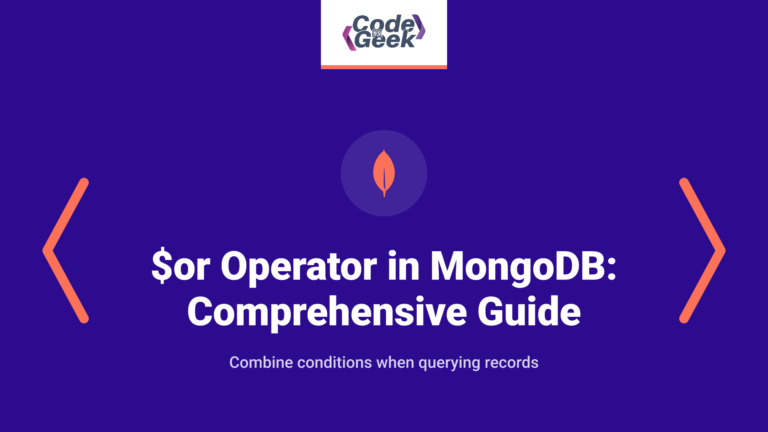 $or Operator in MongoDB: Comprehensive Guide