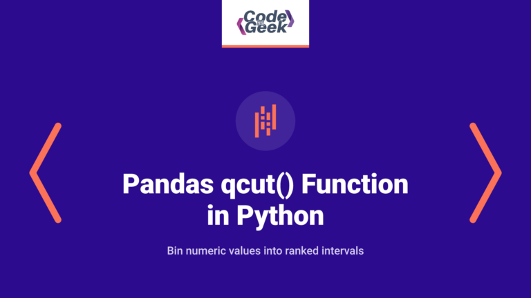 Pandas qcut() Function in Python: A Beginner’s Guide