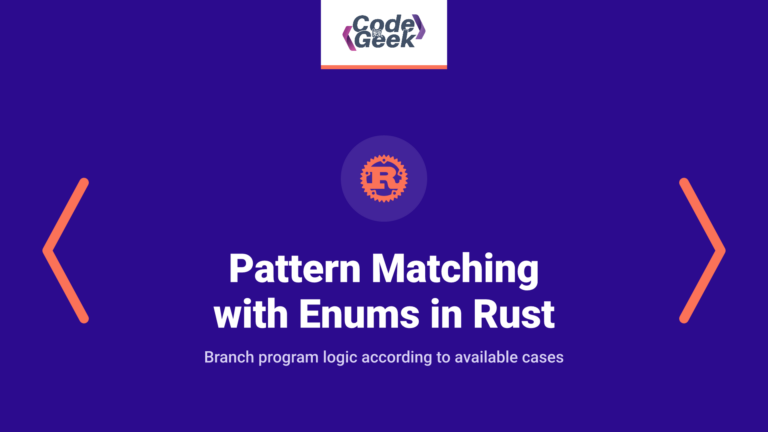 Pattern Matching with Enums in Rust