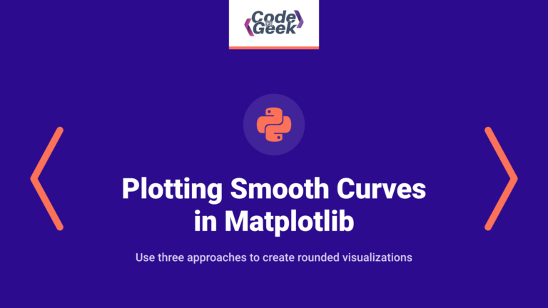 Plotting Smooth Curves in Matplotlib: 3 Effective Methods