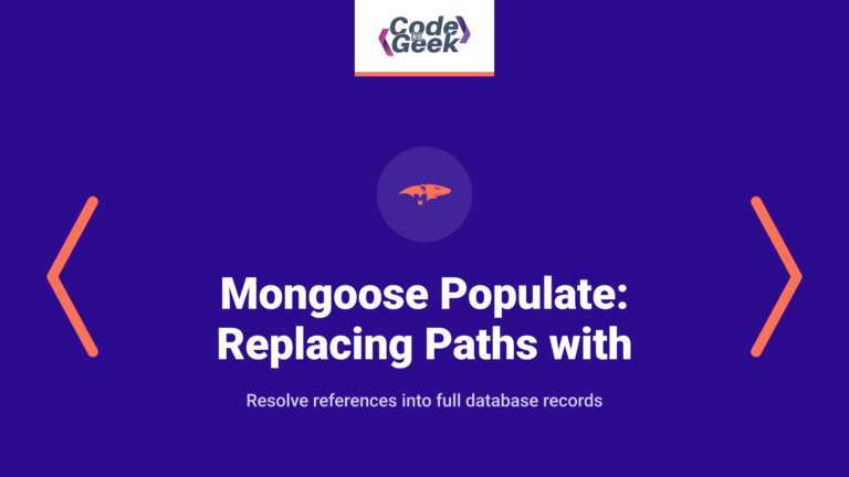 Mongoose Populate: Replacing Paths with Documents in MongoDB