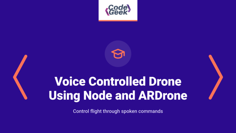 Voice Controlled Drone Built Using Node and ARDrone