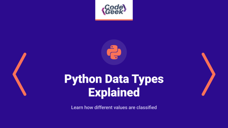 Python Data Types – Easily Explained!