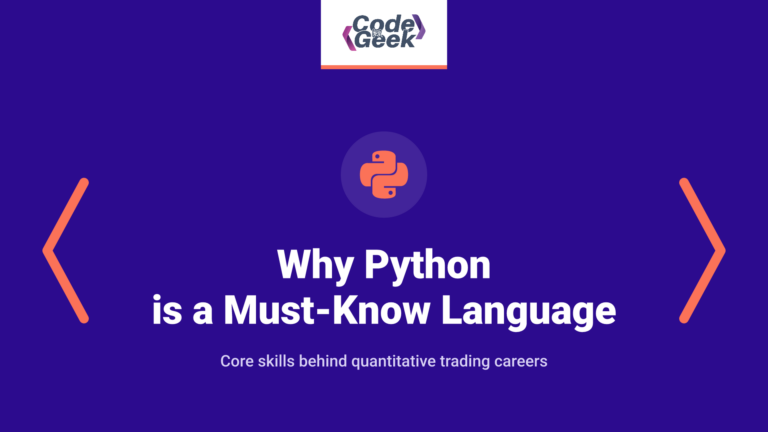 Why Python is a Must-Know Language for Quant Traders!?