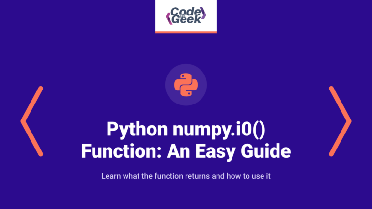 Python numpy.i0() Function: An Easy Guide