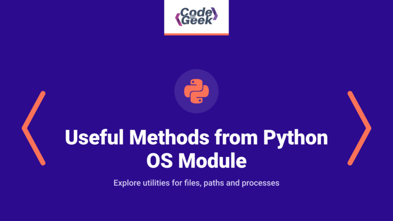 15 Useful Methods from Python OS Module