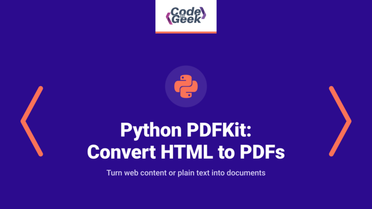 Python PDFKit Module: Convert HTML, URL, and Text to PDFs