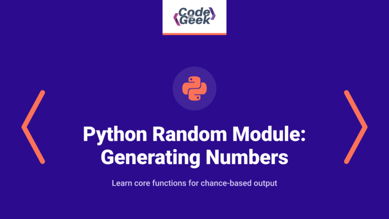 Python Random Module: 6 Essential Methods for Generating Random Numbers