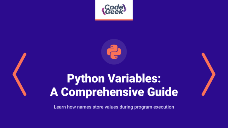 Python Variables: A Comprehensive Guide