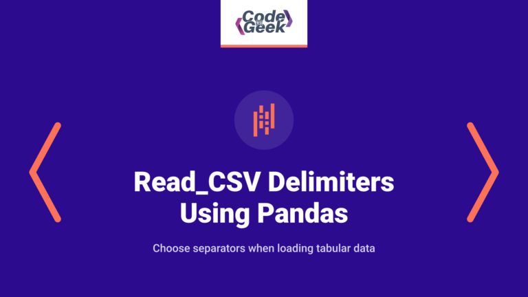 Read_CSV Delimiters Using Pandas