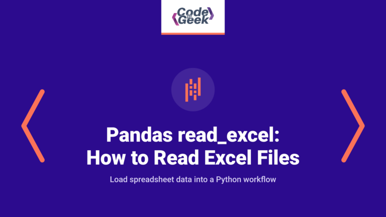 Pandas read_excel: How to read Excel files in Python
