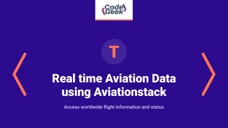 Real time Global Aviation Data using Aviationstack