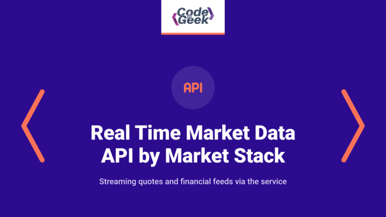Real Time Market Data API by Market Stack