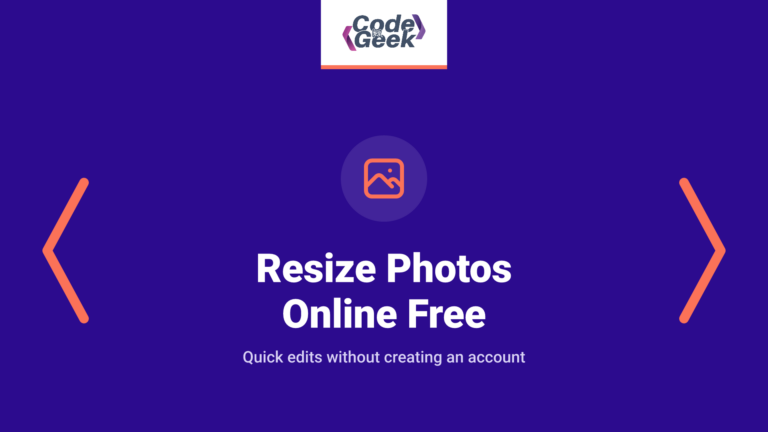 Resize Photos Online (Free, Fast, No Registration Required)