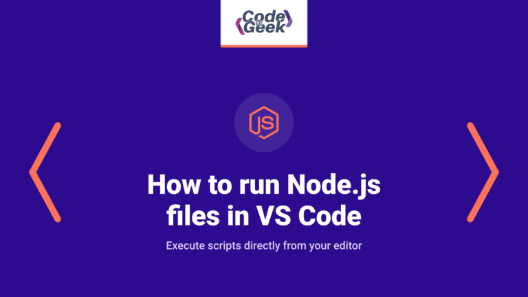 How to run Node.js files in VS Code: A Step-by-Step Guide