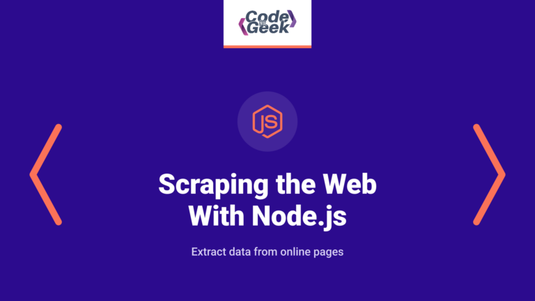 Scraping the Web With Node.js