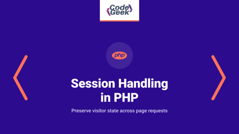 Session handling in php