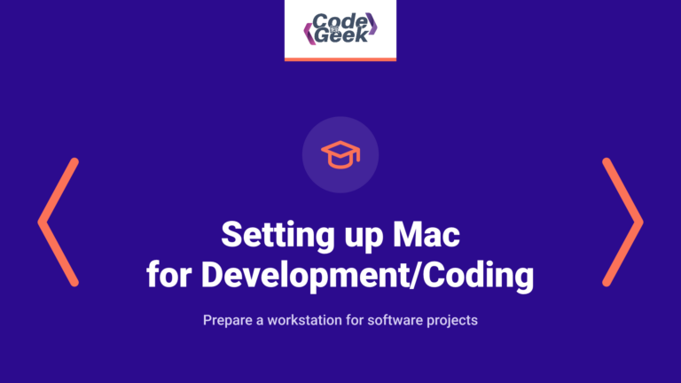 Setting up Mac for Development/Coding