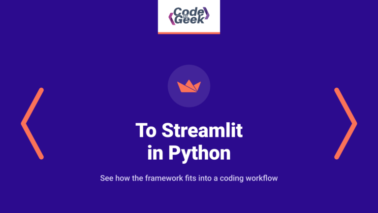 A Beginner’s Guide to Streamlit in Python