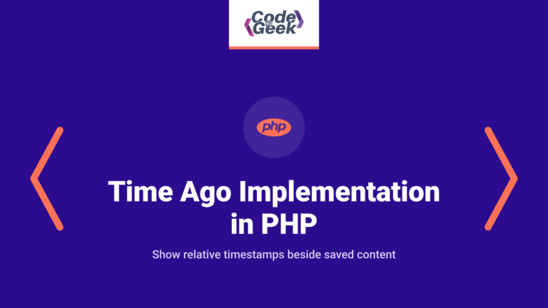 Time ago implementation in PHP