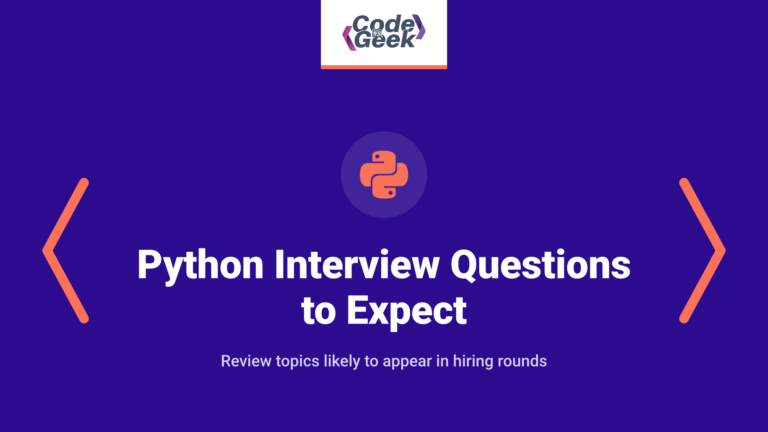 Top 50 Python Interview Questions to Expect in 2026