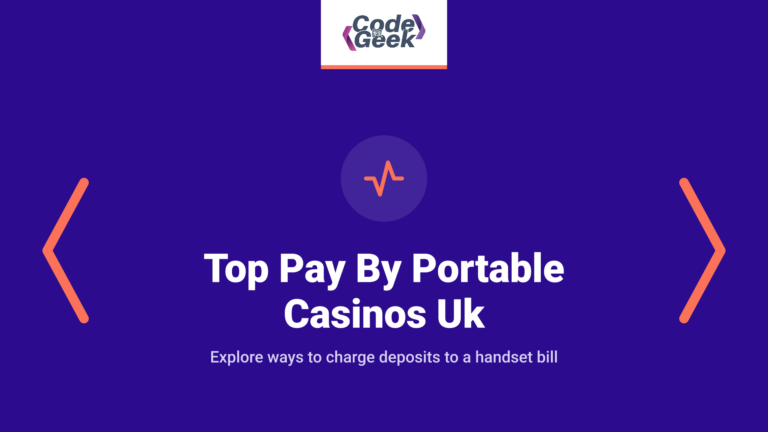 Top Pay By Portable Casinos Uk Best Pay By Phone Bill Casinos