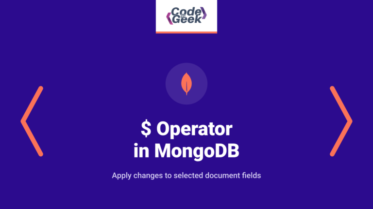 $ (update) Operator in MongoDB – Quick Guide