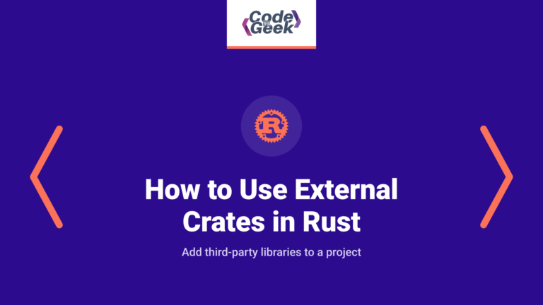 How to Use External Crates in Rust (Step-by-Step)