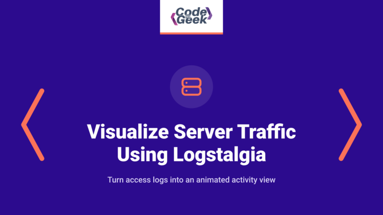 Visualize Server traffic using logstalgia