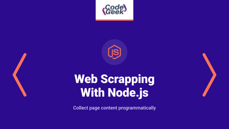 Web Scrapping With Node.js
