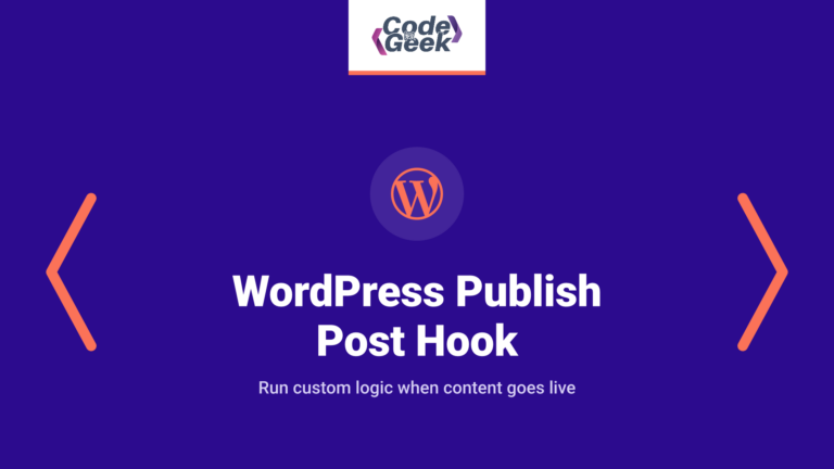 WordPress Publish Post Hook