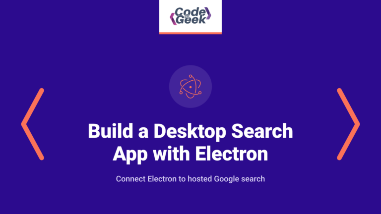 Building a Desktop Search App with Electron