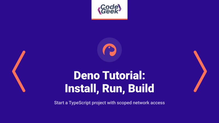 Deno Tutorial: Install, Run, and Build a Server